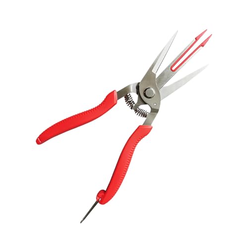 Seeder Planter Tool Obst-Birnen-Schere für Bäume Effizientes Ausdünnungs- und Beschneidungswerkzeug (Red, 22.5X5X2CM) von Feizikaw