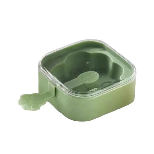 Tortenform Eis Stapelbar Popsicle Kuchen Hausgemachte Popsicle Silikon Wiederverwendbare Weiß Silikon Popsicle (Mint Green, 7.5x7.5x3.5cm) von Feizikaw
