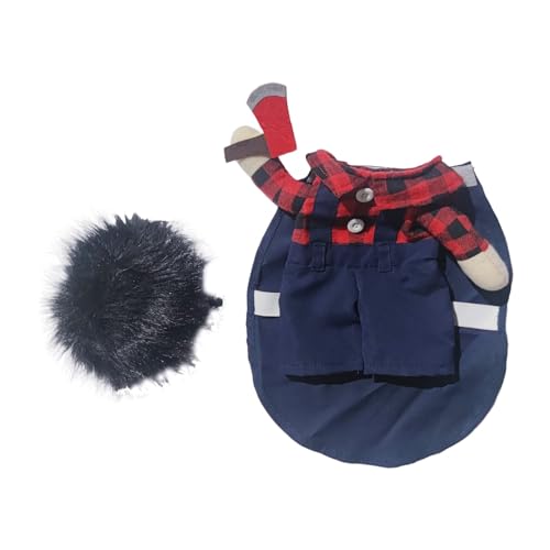 Feizikaw Vêtements Pour Animaux de Compagnie Haustier-Parodie-Änderungsoutfit, passende lustige Outfit-Haustierkleidung (D, M) von Feizikaw