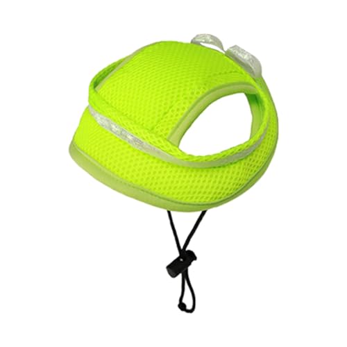 Feizikaw Vêtements Pour Animaux de Compagnie Sommer Neue Haustier Hut Atmungsaktive Sonnenschirm Katze Und Hund Hut Bogen Ohr Leckage Hund Liefert (C, M) von Feizikaw