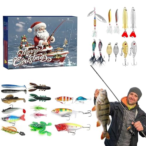 Weihnachts Countdown Kalender Angelset Set Weihnachten Adventskalender Blinde Angelfreunde Weihnachtsset B Weihnachts Countdown Kalender Angelset Set Weihnachten Adventskalender Blinde Angelfreunde Weihnachtsset B von Feizikaw