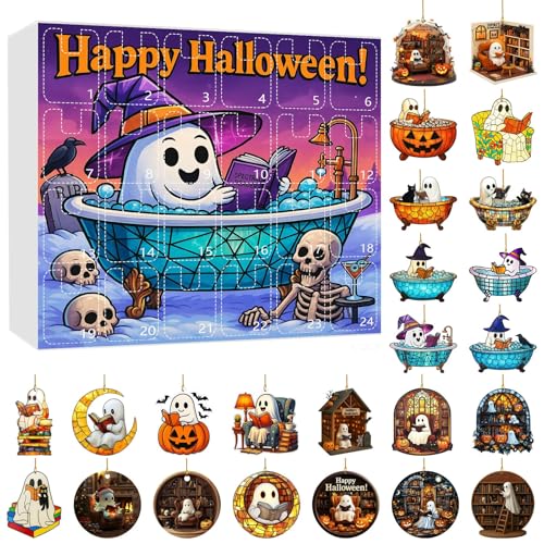 Weihnachts Countdown Kalender Countdown Hängende Ornament Überraschung Geheimnis Set Für Halloween Party Dekorationen Und Weihnachts Countdown Kalender Countdown Hängende Ornament Überraschung Geheimnis Set Für Halloween Party Dekorationen Und von Feizikaw