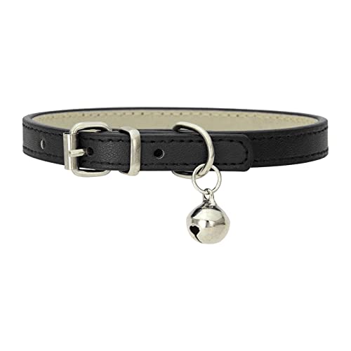 Welpenhalsbänder Mit Leine Set Hundehalsband Pu-, weich gepolstert, atmungsaktiv, verstellbar, wasserdicht, mit strapazierfähiger Metallschnalle, geeignet für kleine, mittelgroße große (Black, M) Welpenhalsbänder Mit Leine Set Hundehalsband Pu-, weich gepolstert, atmungsaktiv, verstellbar, wasserdicht, mit strapazierfähiger Metallschnalle, geeignet für kleine, mittelgroße große (Black, M) von Feizikaw