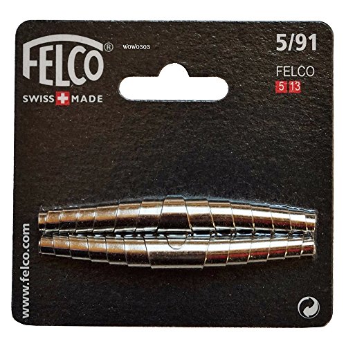 FELCO Ersatzfedern (5/91) vernickelte (2er-Pack) Ersatzfeder für Gartenscheren, Scheren und Schermaschinen von FELCO