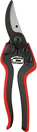 FELCO 160L Gartenschere (Schnitt-ø 25 mm, Baumschere für große Hände, Länge 220 mm, Rebschere mit Saftrille, ergonomische Griffe) von FELCO