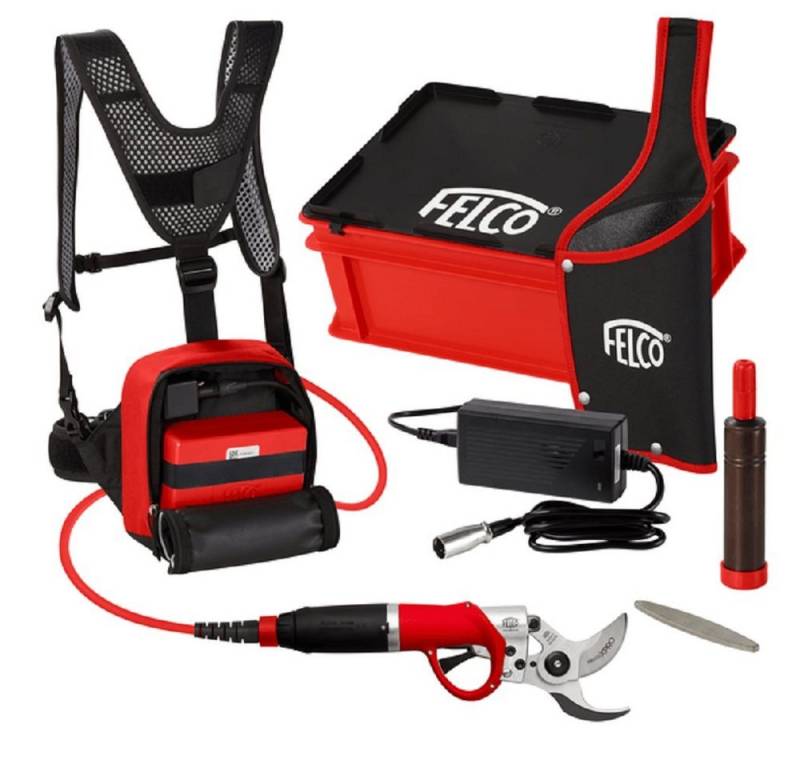 Felco Gartenschere FELCO Elektrische Baum-, Rebschere mit Akku+ und Power Pack 822+ von Felco