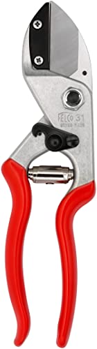 FELCO Gartenschere Nr. 31 (Rebschere, Schnitt-ø 25 mm, Länge 210, Gartenschere für große Hände, mit Amboss, für Rechts- + Linkshänder) FELCO 31 von FELCO