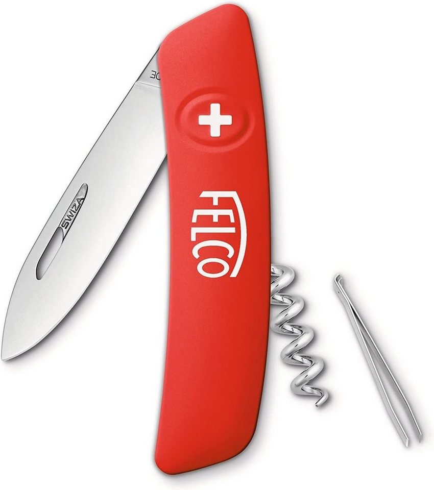 Felco Messerklinge Schweizer Taschenmesser, 4 Funktionen, Klinge Edelstahl von Felco