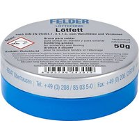 Felder Löttechnik 243100351 Lötfett Inhalt F-SW 21 Felder Löttechnik 243100351 Lötfett Inhalt F-SW 21 von Felder Löttechnik
