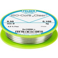 Felder Löttechnik ISO-Core Clear Sn100Ni+ Lötzinn Spule Sn99,25Cu0,7Ni0,05 0.100kg 0.5mm Felder Löttechnik ISO-Core Clear Sn100Ni+ Lötzinn Spule Sn99,25Cu0,7Ni0,05 0.100kg 0.5mm von Felder Löttechnik