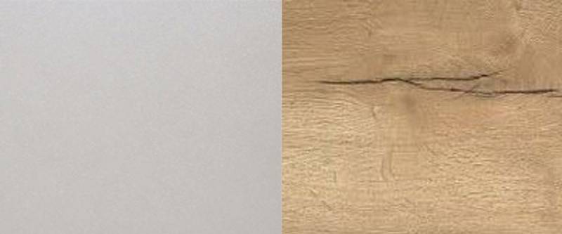 Feldmann-Wohnen Apothekerschrank Arezzo (1-St) 40x59x207cm grifflos grau - Halifax Eiche (AZ-2D14K/40/kargo) von Feldmann-Wohnen