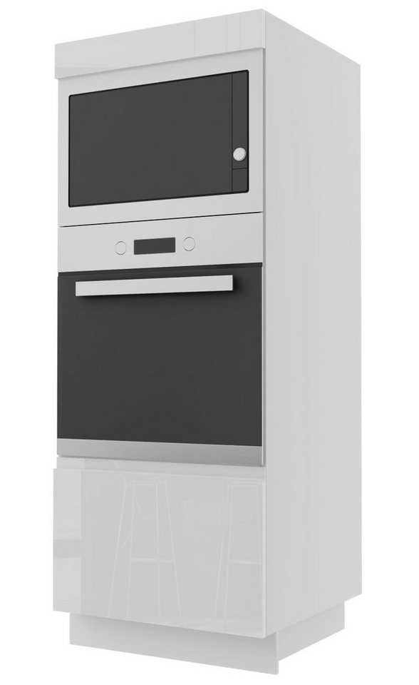 Feldmann-Wohnen Backofenumbauschrank Florence (Florence, 1-St) 60cm Front- & Korpusfarbe wählbar grifflos mit 1 Schublade 2 Fächer von Feldmann-Wohnen