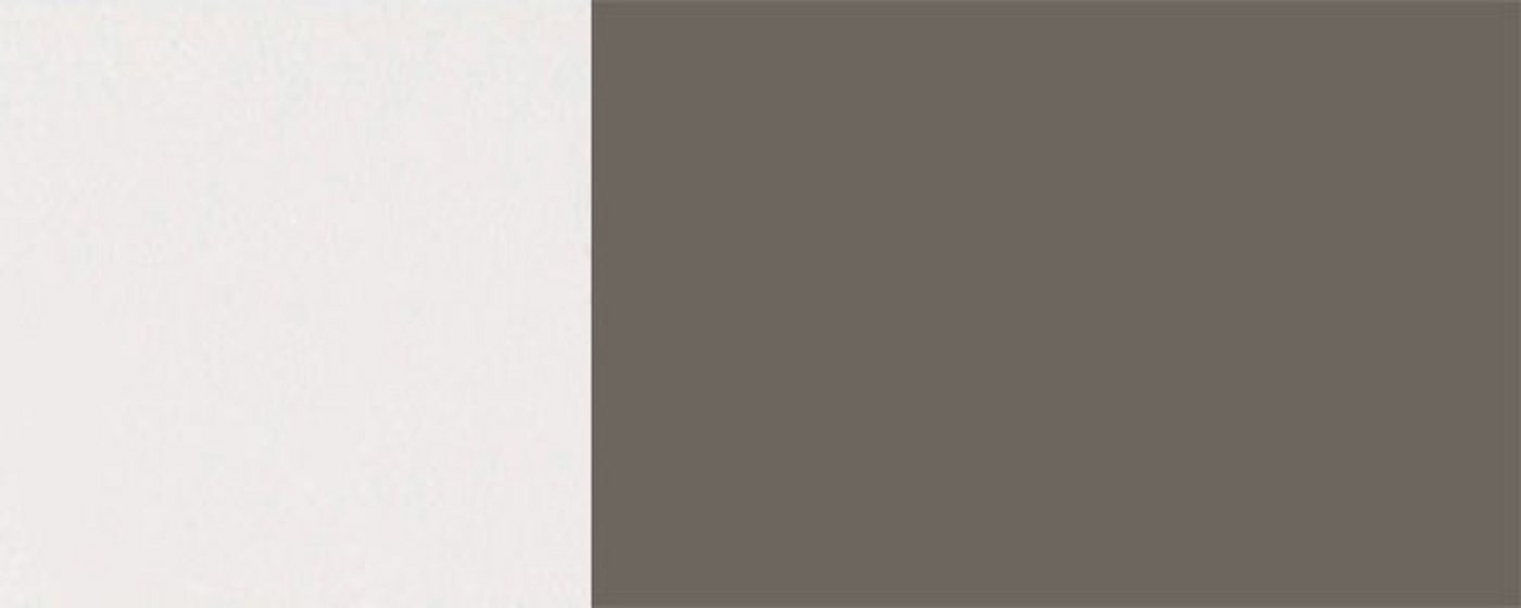 Feldmann-Wohnen Backofenumbauschrank Napoli (für Kompaktofen & Mikrowelle, 1-St., Hochglanz lackiert) 60cm Front- & Korpusfarbe wählbar grifflos 2 Schubladen (Teilauszug) von Feldmann-Wohnen