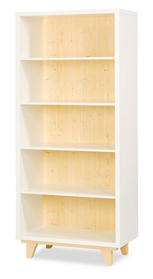 Feldmann-Wohnen Bücherregal Lydia, 1-tlg., 80cm weiß kiefer von Feldmann-Wohnen