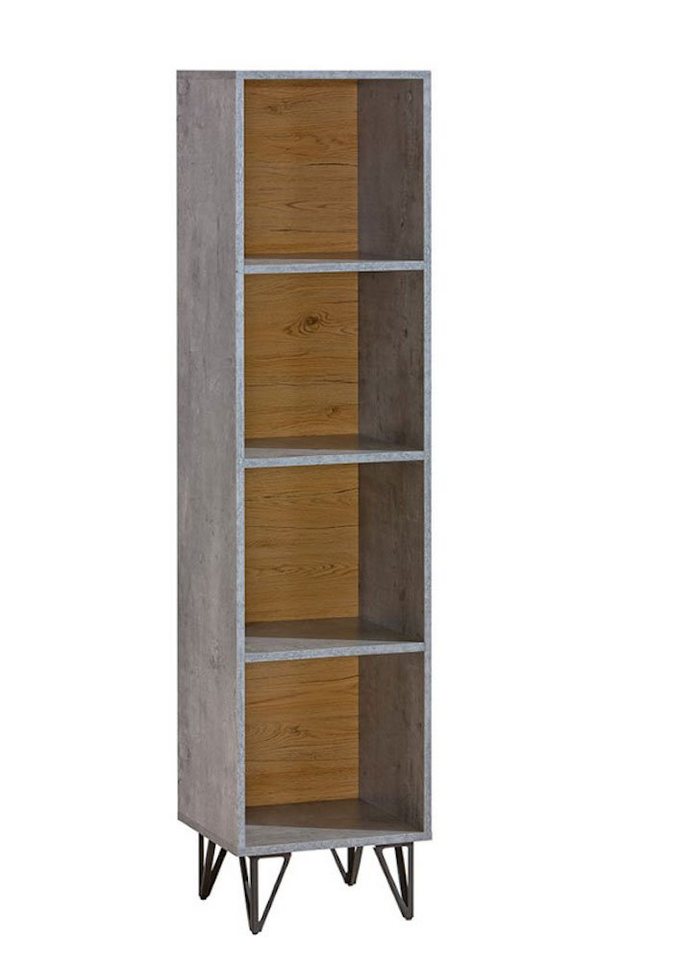 Feldmann-Wohnen Bücherregal Milenium, 1-tlg., 35cm Wotan Eiche Beton Millenium von Feldmann-Wohnen