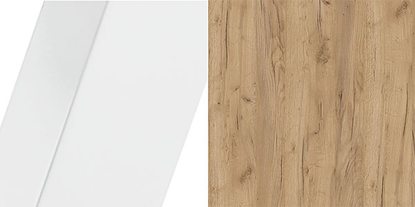 Feldmann-Wohnen Couchtisch Astro (wählbar aus 16 verschiedenen Tischplatten- und 4 Gestellfarben, 1-St., pulverbeschichtetes Gestell, besonders attraktiv, schlicht elegant), 76cm und 66cm Breite, 2-teilig von Feldmann-Wohnen