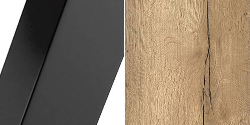 Feldmann-Wohnen Couchtisch Astro (wählbar aus 16 verschiedenen Tischplatten- und 4 Gestellfarben, 1-St., pulverbeschichtetes Gestell, besonders attraktiv, schlicht elegant), 76cm und 66cm Breite, 2-teilig von Feldmann-Wohnen