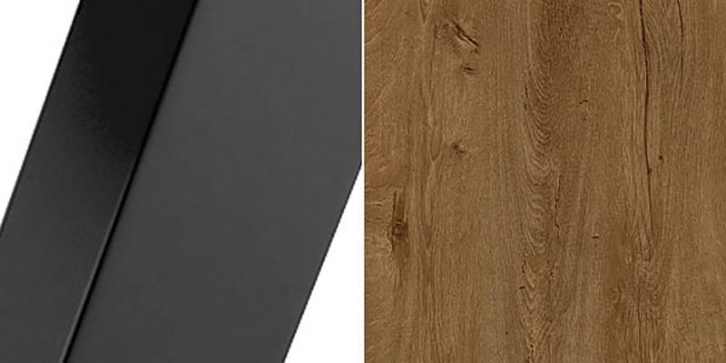 Feldmann-Wohnen Couchtisch Dual (wählbar aus 16 verschiedenen Tischplatten- und 4 Gestellfarben, 1-St., pulverbeschichtetes Gestell, besonders attraktiv, schlicht elegant), 2 Couchtische, 76cm und 66cm breit von Feldmann-Wohnen