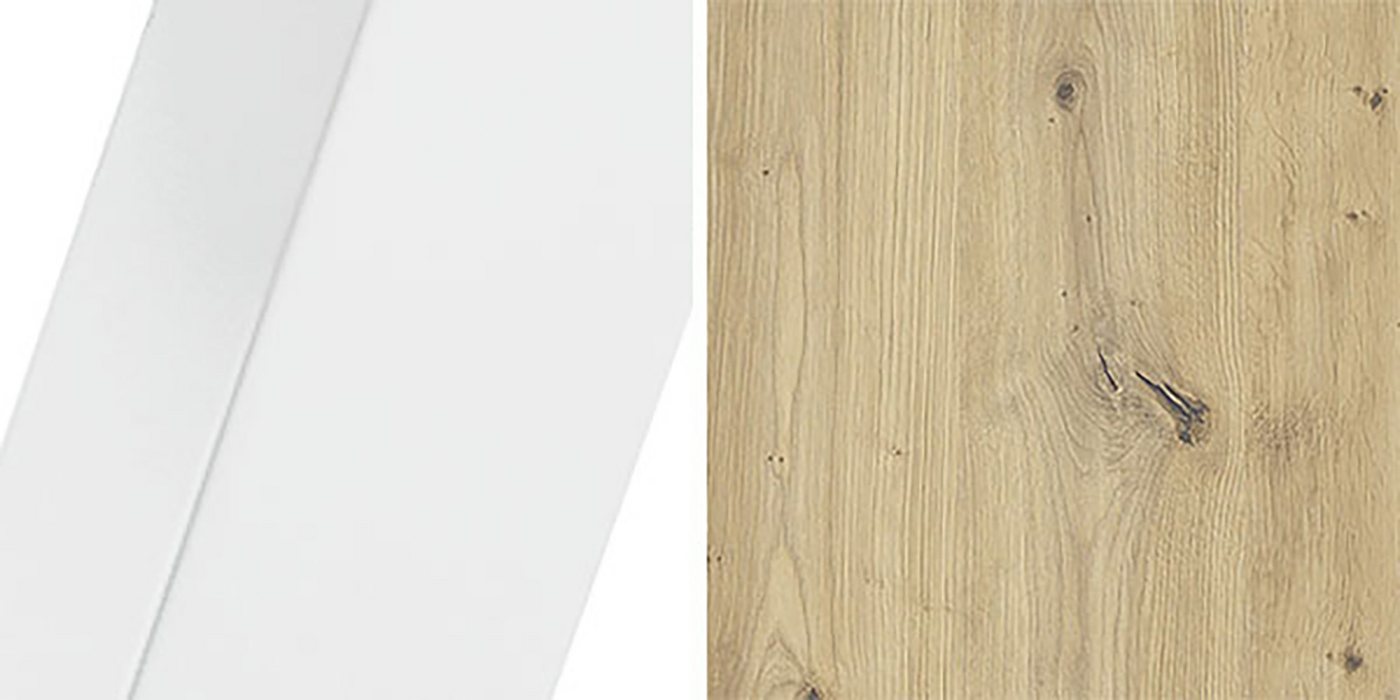 Feldmann-Wohnen Couchtisch Dual (wählbar aus 16 verschiedenen Tischplatten- und 4 Gestellfarben, 1-St., pulverbeschichtetes Gestell, besonders attraktiv, schlicht elegant), 2 Couchtische, 76cm und 66cm breit von Feldmann-Wohnen