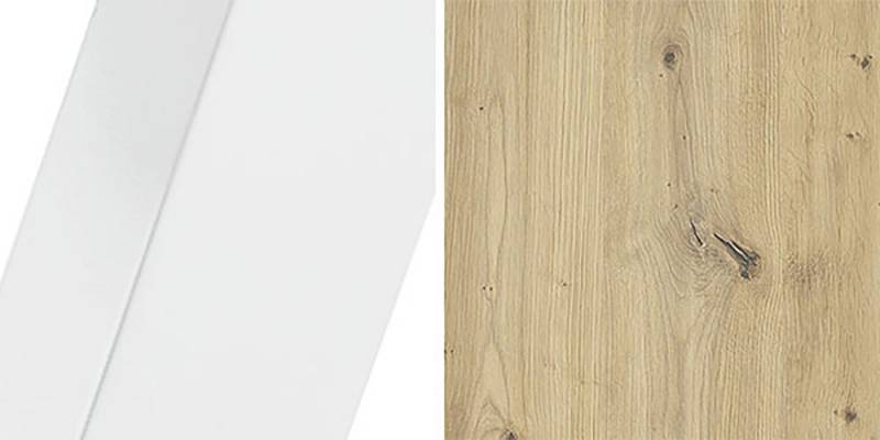 Feldmann-Wohnen Couchtisch Dual (wählbar aus 16 verschiedenen Tischplatten- und 4 Gestellfarben, 1-St., pulverbeschichtetes Gestell, besonders attraktiv, schlicht elegant), 2 Couchtische, 76cm und 66cm breit von Feldmann-Wohnen