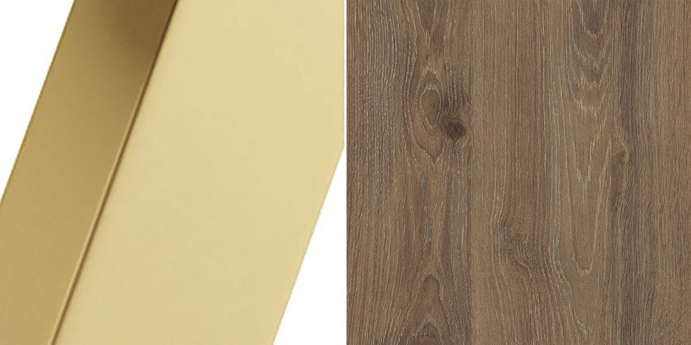 Feldmann-Wohnen Couchtisch Dual (wählbar aus 16 verschiedenen Tischplatten- und 4 Gestellfarben, 1-St., pulverbeschichtetes Gestell, besonders attraktiv, schlicht elegant), 2 Couchtische, 76cm und 66cm breit von Feldmann-Wohnen