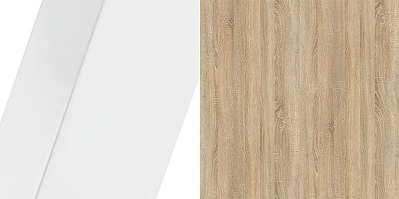 Feldmann-Wohnen Couchtisch Dual (wählbar aus 16 verschiedenen Tischplatten- und 4 Gestellfarben, 1-St., pulverbeschichtetes Gestell, besonders attraktiv, schlicht elegant), 2 Couchtische, 76cm und 66cm breit von Feldmann-Wohnen