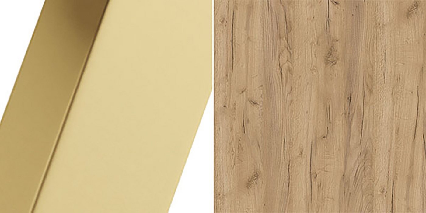 Feldmann-Wohnen Couchtisch Dual (wählbar aus 16 verschiedenen Tischplatten- und 4 Gestellfarben, 1-St., pulverbeschichtetes Gestell, besonders attraktiv, schlicht elegant), 2 Couchtische, 76cm und 66cm breit von Feldmann-Wohnen