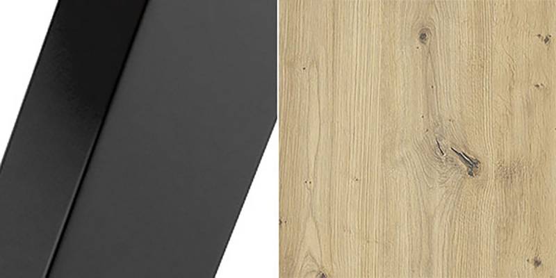 Feldmann-Wohnen Couchtisch Dual (wählbar aus 16 verschiedenen Tischplatten- und 4 Gestellfarben, 1-St., pulverbeschichtetes Gestell, besonders attraktiv, schlicht elegant), 2 Couchtische, 76cm und 66cm breit von Feldmann-Wohnen