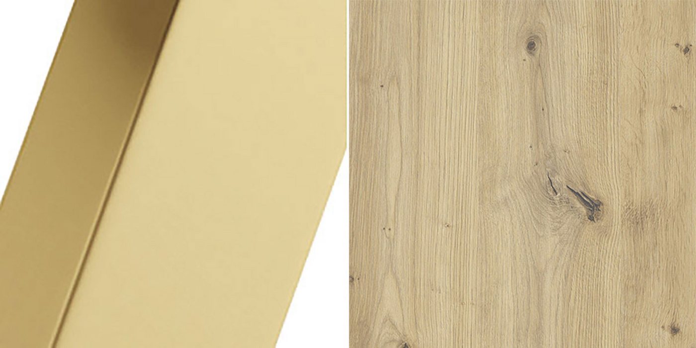 Feldmann-Wohnen Couchtisch Dual (wählbar aus 16 verschiedenen Tischplatten- und 4 Gestellfarben, 1-St., pulverbeschichtetes Gestell, besonders attraktiv, schlicht elegant), 2 Couchtische, 76cm und 66cm breit von Feldmann-Wohnen