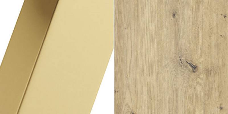 Feldmann-Wohnen Couchtisch Dual (wählbar aus 16 verschiedenen Tischplatten- und 4 Gestellfarben, 1-St., pulverbeschichtetes Gestell, besonders attraktiv, schlicht elegant), 2 Couchtische, 76cm und 66cm breit von Feldmann-Wohnen