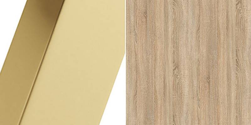 Feldmann-Wohnen Couchtisch Libre (wählbar aus 16 verschiedenen Tischplatten- und 4 Gestellfarben, 1-St., pulverbeschichtetes Gestell, besonders attraktiv, schlicht elegant), 133x75x42cm 2-teilig von Feldmann-Wohnen