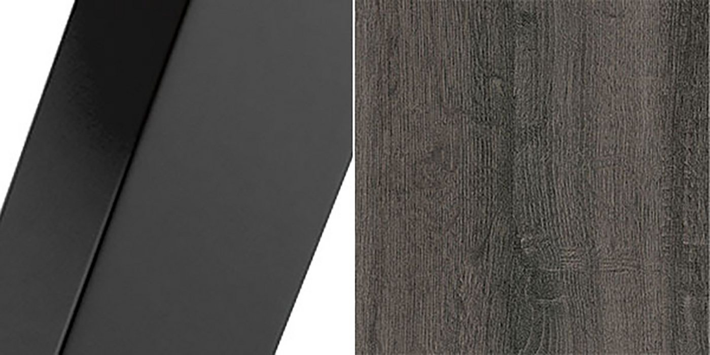 Feldmann-Wohnen Couchtisch Luna (wählbar aus 16 verschiedenen Tischplatten- und 3 Gestellfarben, 1-St., pulverbeschichtetes Gestell, besonders attraktiv, schlicht elegant), 120x60x48cm von Feldmann-Wohnen