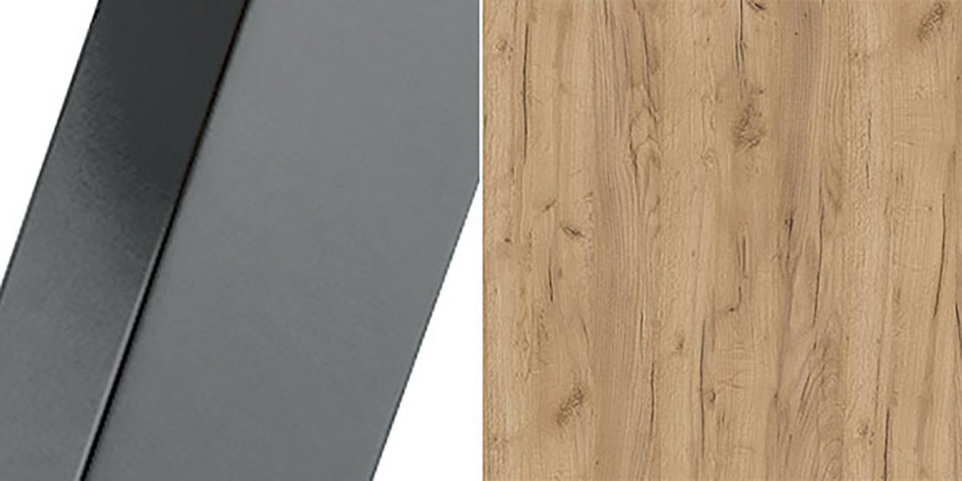 Feldmann-Wohnen Couchtisch Nastro (wählbar aus 16 verschiedenen Tischplatten- und 3 Gestellfarben, 1-St., pulverbeschichtetes Gestell, besonders attraktiv, schlicht elegant), 75x75x47cm, runde Tischplatte von Feldmann-Wohnen