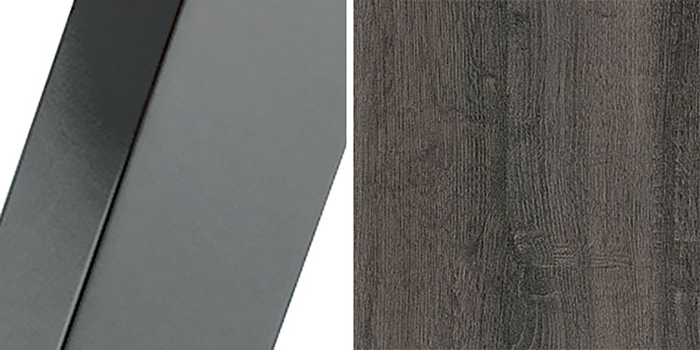 Feldmann-Wohnen Couchtisch Nastro (wählbar aus 16 verschiedenen Tischplatten- und 3 Gestellfarben, 1-St., pulverbeschichtetes Gestell, besonders attraktiv, schlicht elegant), 75x75x47cm, runde Tischplatte von Feldmann-Wohnen