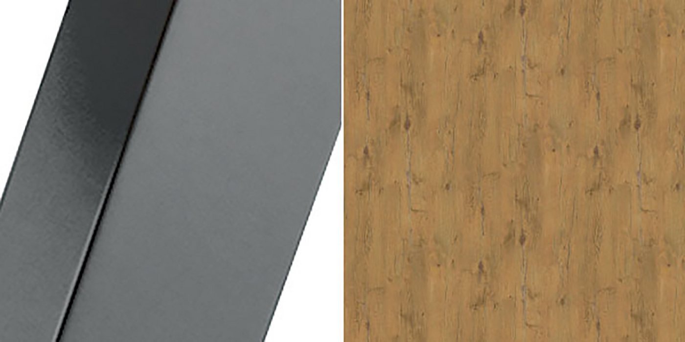 Feldmann-Wohnen Couchtisch Nastro (wählbar aus 16 verschiedenen Tischplatten- und 3 Gestellfarben, 1-St., pulverbeschichtetes Gestell, besonders attraktiv, schlicht elegant), 75x75x47cm, runde Tischplatte von Feldmann-Wohnen