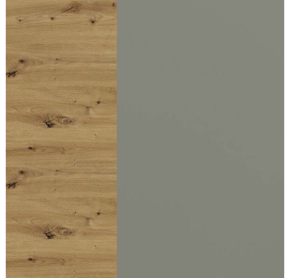 Feldmann-Wohnen Eckhängeschrank Bonn (W12/60/36, 2-türig, innen 1 Fach, 1-St., moderne Optik, MDF Fronten) Eiche Artisan / reed green matt von Feldmann-Wohnen