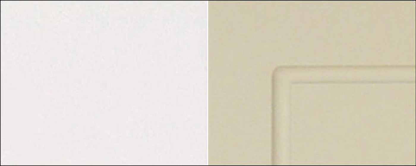 Feldmann-Wohnen Eckhängeschrank Kvantum (Fronten mit dekorativen Fräsungen und leicht abgerundeten Ecken, 1-St., Türen, Soft-Close-Funktion, Faserplatte, MDF) 90x90cm Front- und Korpusfarbe wählbar grifflos 2-türig von Feldmann-Wohnen