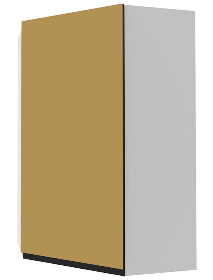Feldmann-Wohnen Eckhängeschrank Velden (1-St) 60cm Front-, Korpusfarbe und Ausführung wählbar grifflos 2-türig von Feldmann-Wohnen