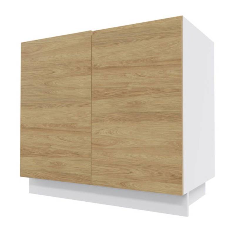 Feldmann-Wohnen Eckschrank Arezzo (1-St) 90cm Front-, Korpusfarbe & Ausführung wählbar grifflos 1-türig von Feldmann-Wohnen