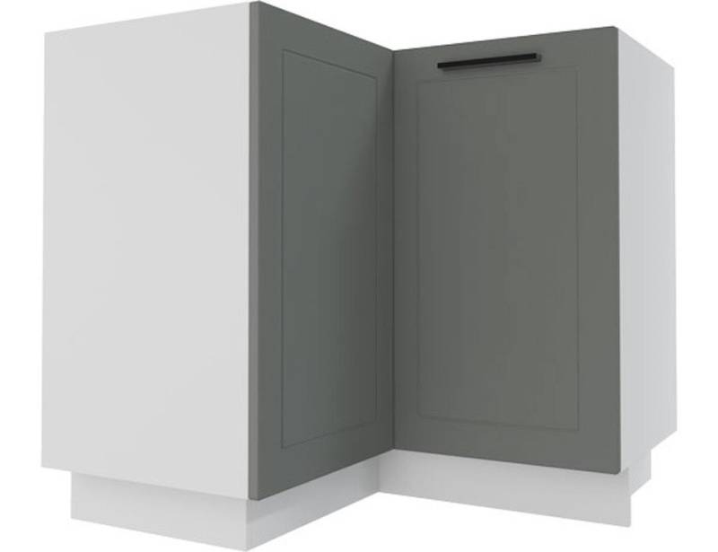 Feldmann-Wohnen Eckschrank Kvantum (Kvantum, 1-St) 84cm Front-, Korpusfarbe und Ausführung wählbar 2-türig von Feldmann-Wohnen