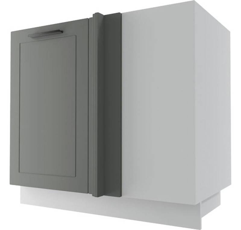 Feldmann-Wohnen Eckschrank Kvantum (Kvantum, 1-St) 90cm Front- und Korpusfarbe wählbar 1-türig von Feldmann-Wohnen