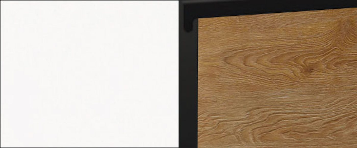 Feldmann-Wohnen Eckschrank Treviso (1-St) 90cm Front-, Korpusfarbe und Ausführung wählbar grifflos 1-türig von Feldmann-Wohnen