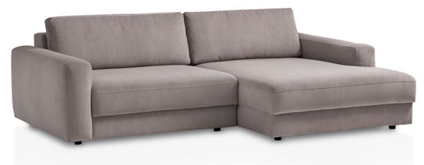 Feldmann-Wohnen Ecksofa Bogota, Bogota 1 Teile, 250x176x84cm hellgrau Recamiere rechts von Feldmann-Wohnen