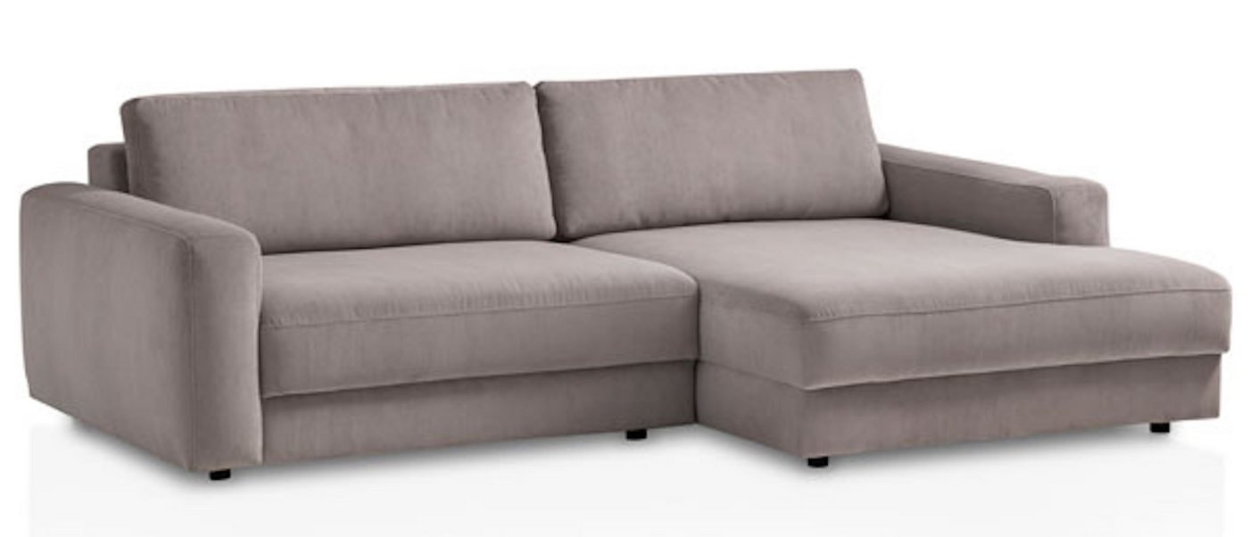 Feldmann-Wohnen Ecksofa Bogota, Bogota 1 Teile, 250x176x84cm hellgrau Recamiere rechts von Feldmann-Wohnen