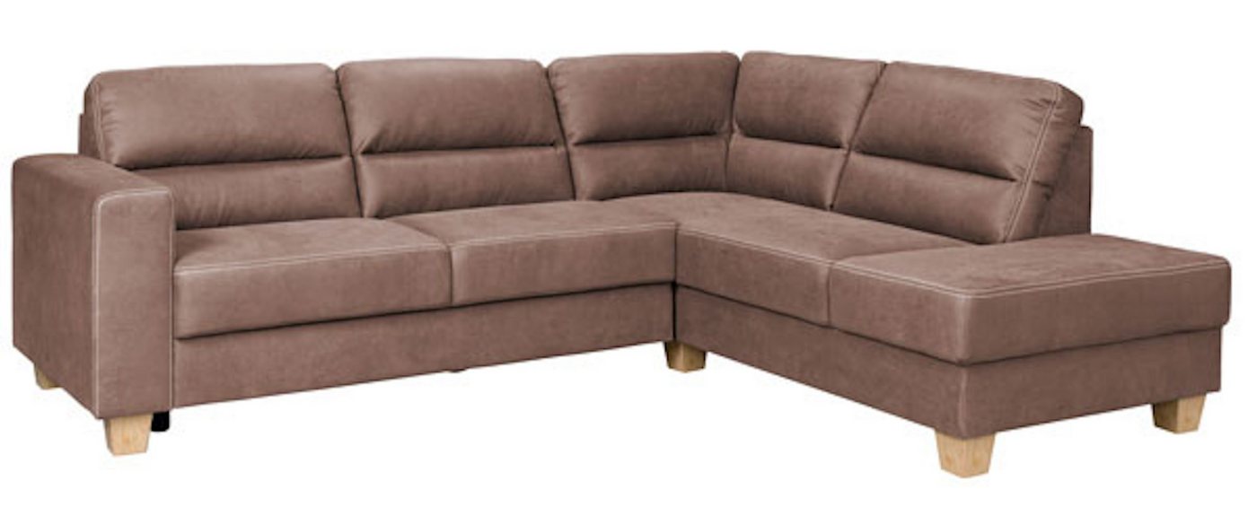 Feldmann-Wohnen Ecksofa Caracas, Caracas 1 Teile, 245x203x85cm Ausführung wählbar von Feldmann-Wohnen