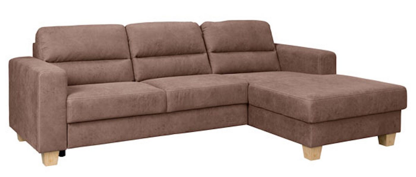 Feldmann-Wohnen Ecksofa Caracas, Caracas 1 Teile, 247x165x85cm Ausführung wählbar von Feldmann-Wohnen