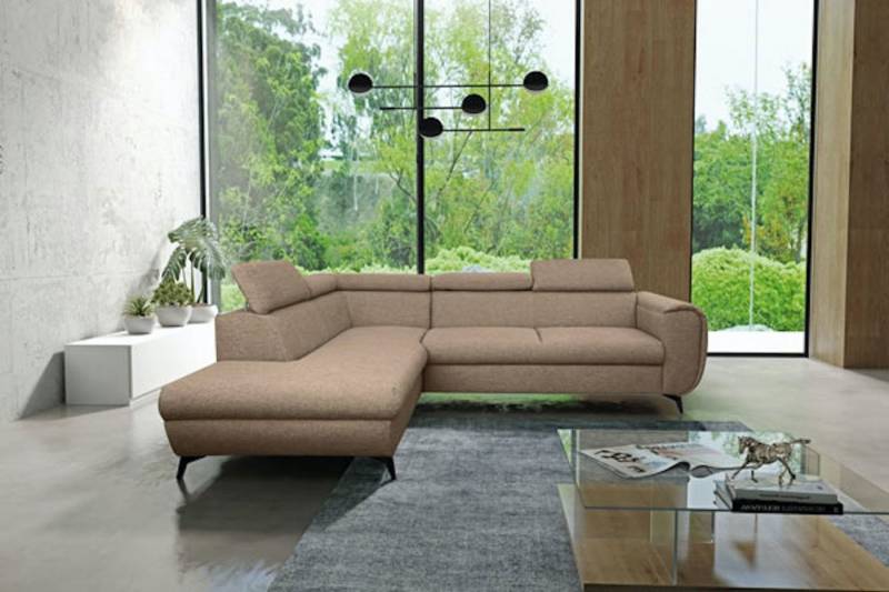 Feldmann-Wohnen Ecksofa Mona, mit Schlaffunktion und Bettkasten, Ausführung wählbar von Feldmann-Wohnen