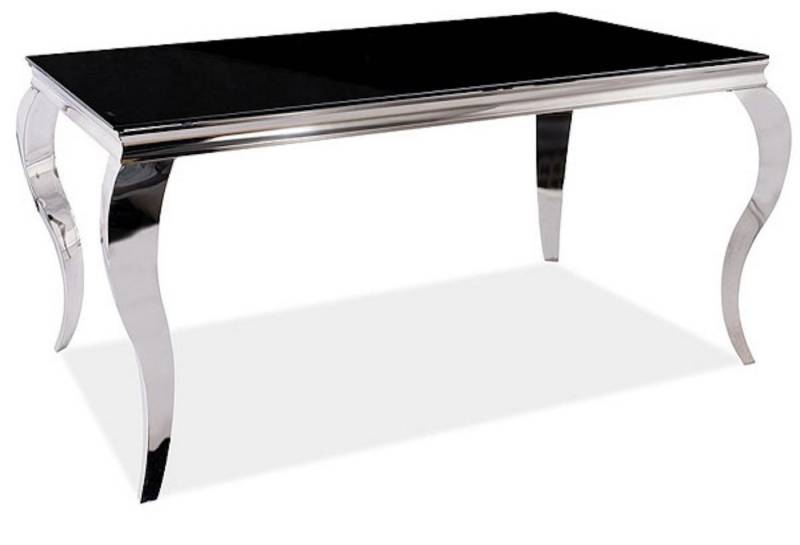 Feldmann-Wohnen Esstisch Prince (1-St), 150x90x75cm schwarz Chrom Feldmann-Wohnen Esstisch Prince (1-St), 150x90x75cm schwarz Chrom von Feldmann-Wohnen