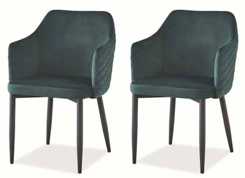 Feldmann-Wohnen Esszimmerstuhl Astor (2 St), grün 2er Set von Feldmann-Wohnen