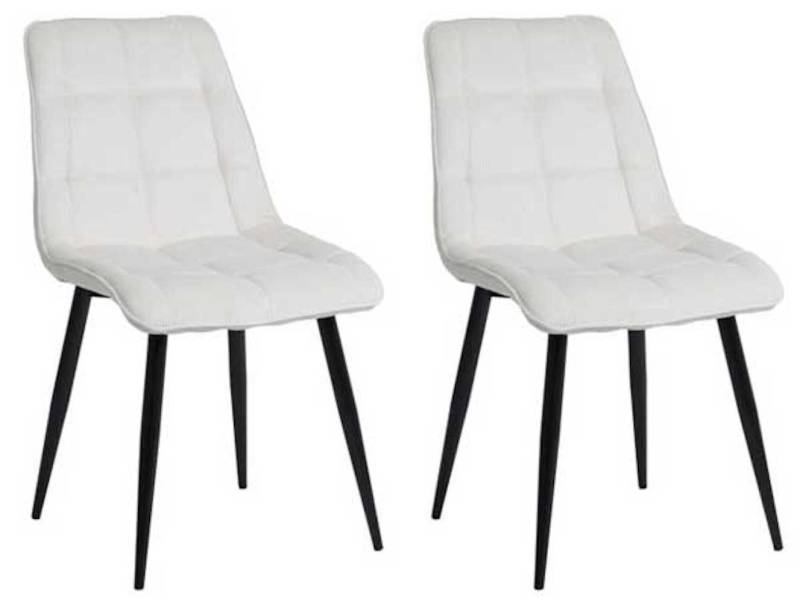 Feldmann-Wohnen Esszimmerstuhl Chic (2 St), creme 2er Set von Feldmann-Wohnen
